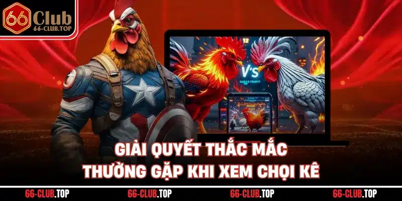 Giải quyết thắc mắc thường gặp khi xem chọi kê
